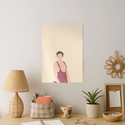 Harry Heart Jumpsuit Art Print