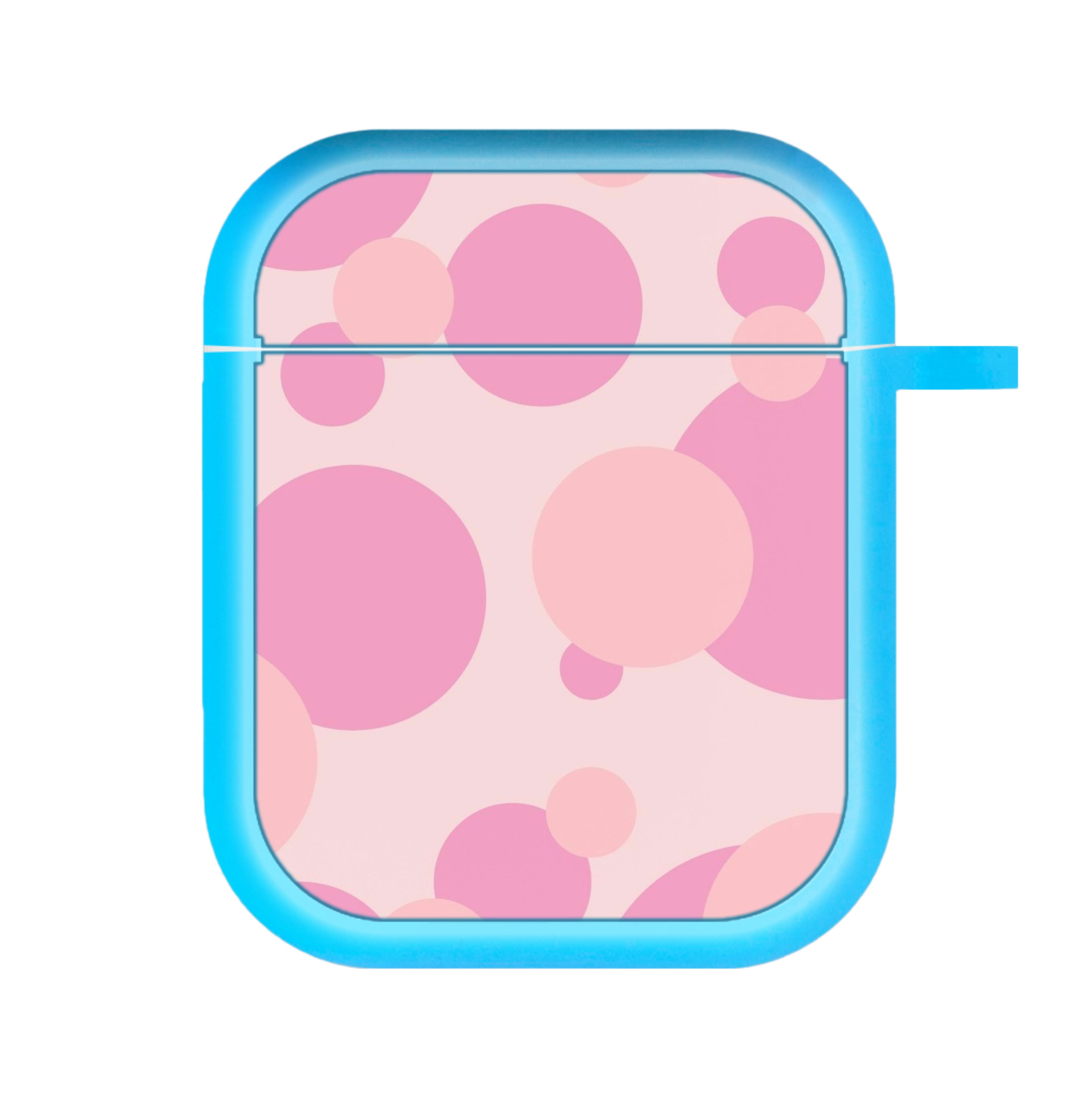 Pink Bubble Pattern  AirPods Case