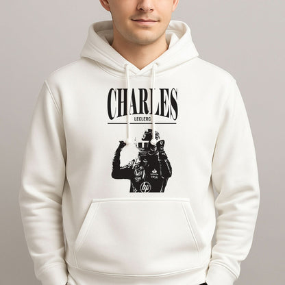 Charles Red And Gold Mens Hoodie