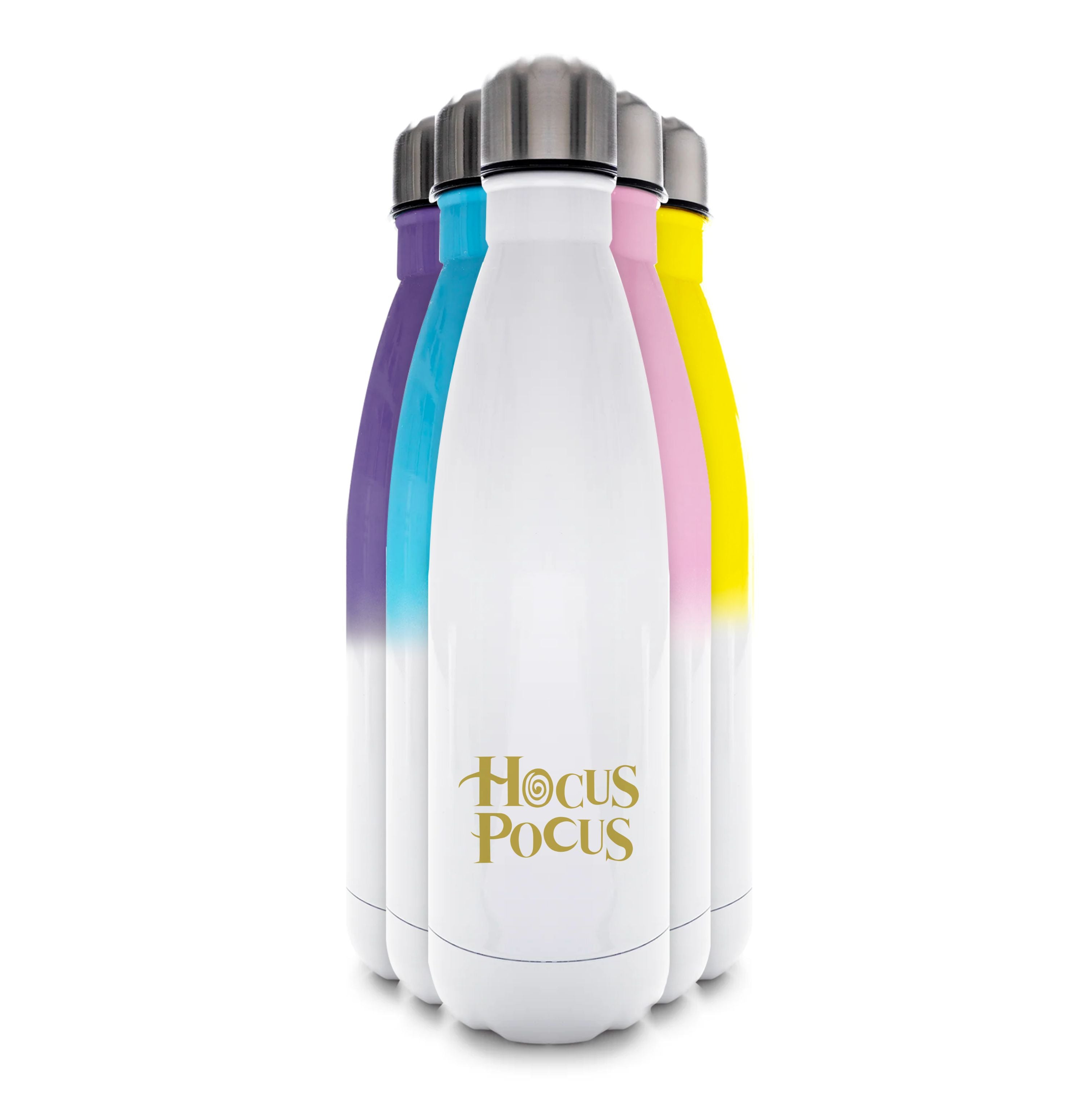 Text - Hocus Halloween Water Bottle