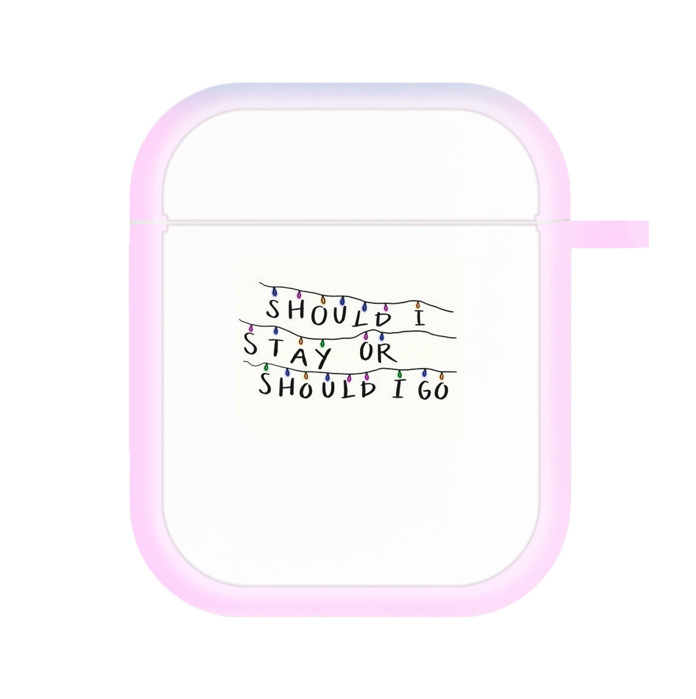 Should I Stay Or Should I Go - Stranger Things AirPods Case