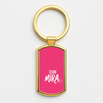 Team Mira Gold Keyring