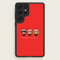 Wizards With Christmas Hats Galaxy S22 Ultra Case