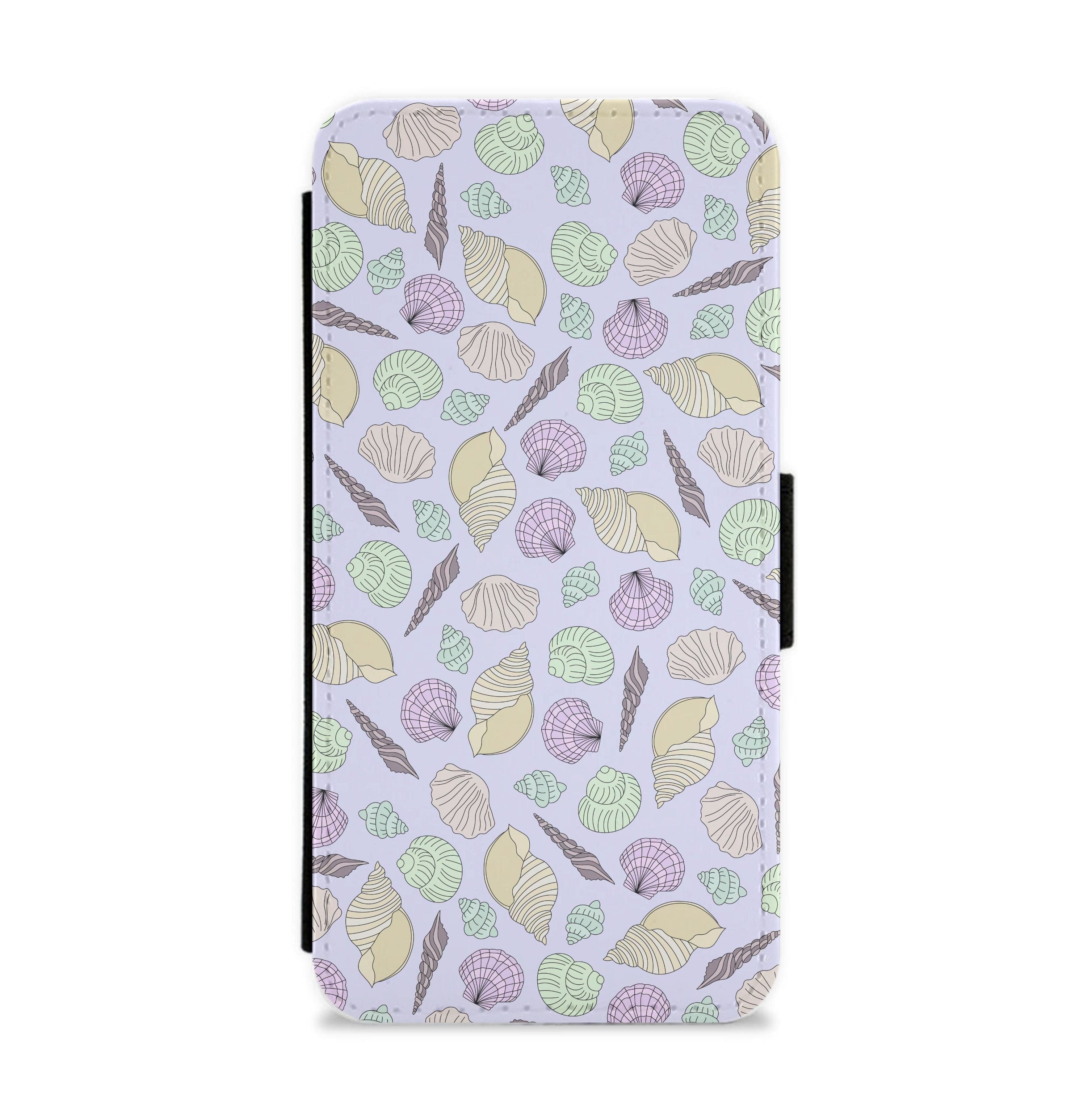 Seashells Pattern 7 Flip / Wallet Phone Case