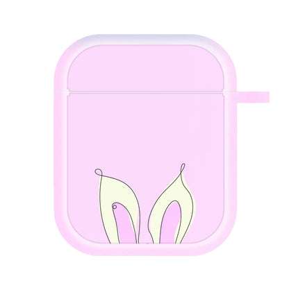 Outline Bunny Ears AirPods Case