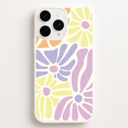 Pastel Abstract Flowers iPhone 11 Pro Max Case