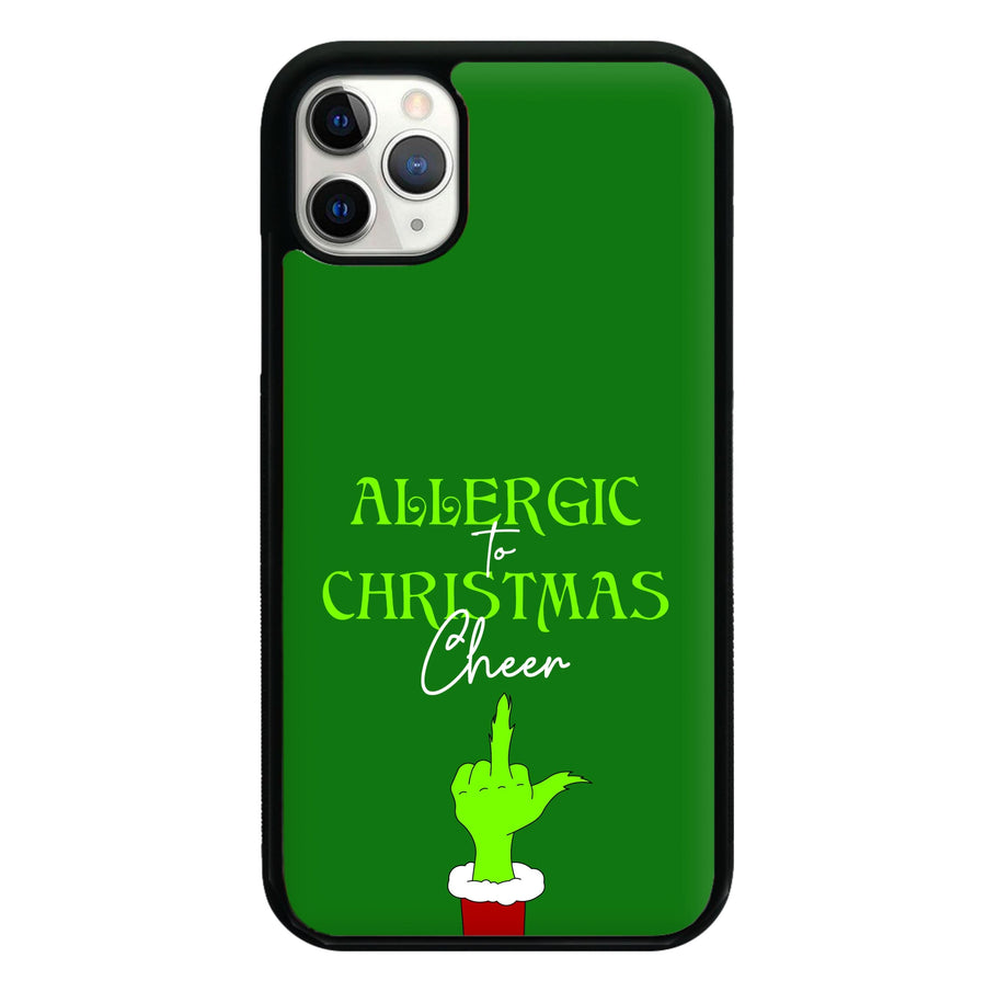 Allergic To Christmas Cheer Phone Case