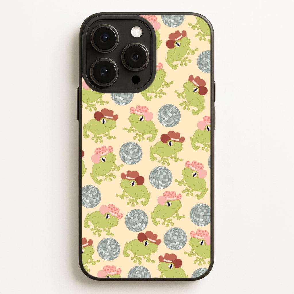 Frogs With Cowboy Hats - Western  Phone Case for iPhone, Samsung Galaxy and Google Pixel