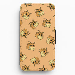 Baby Dragons Pattern Flip / Wallet Phone Case