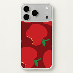 Teacher Apples Pattern iPhone 17 Pro Case