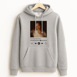 Sunshine Music Player Unisex Grey Hoodie