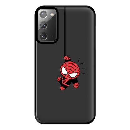 Gray Hanging Spider Hero Galaxy Note 20 Ultra Case