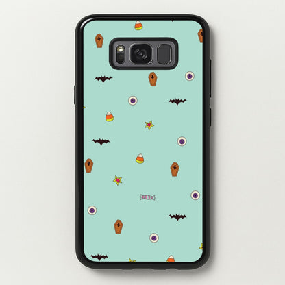 Minature Halloween Cartoons Pattern Galaxy S8 Plus Case