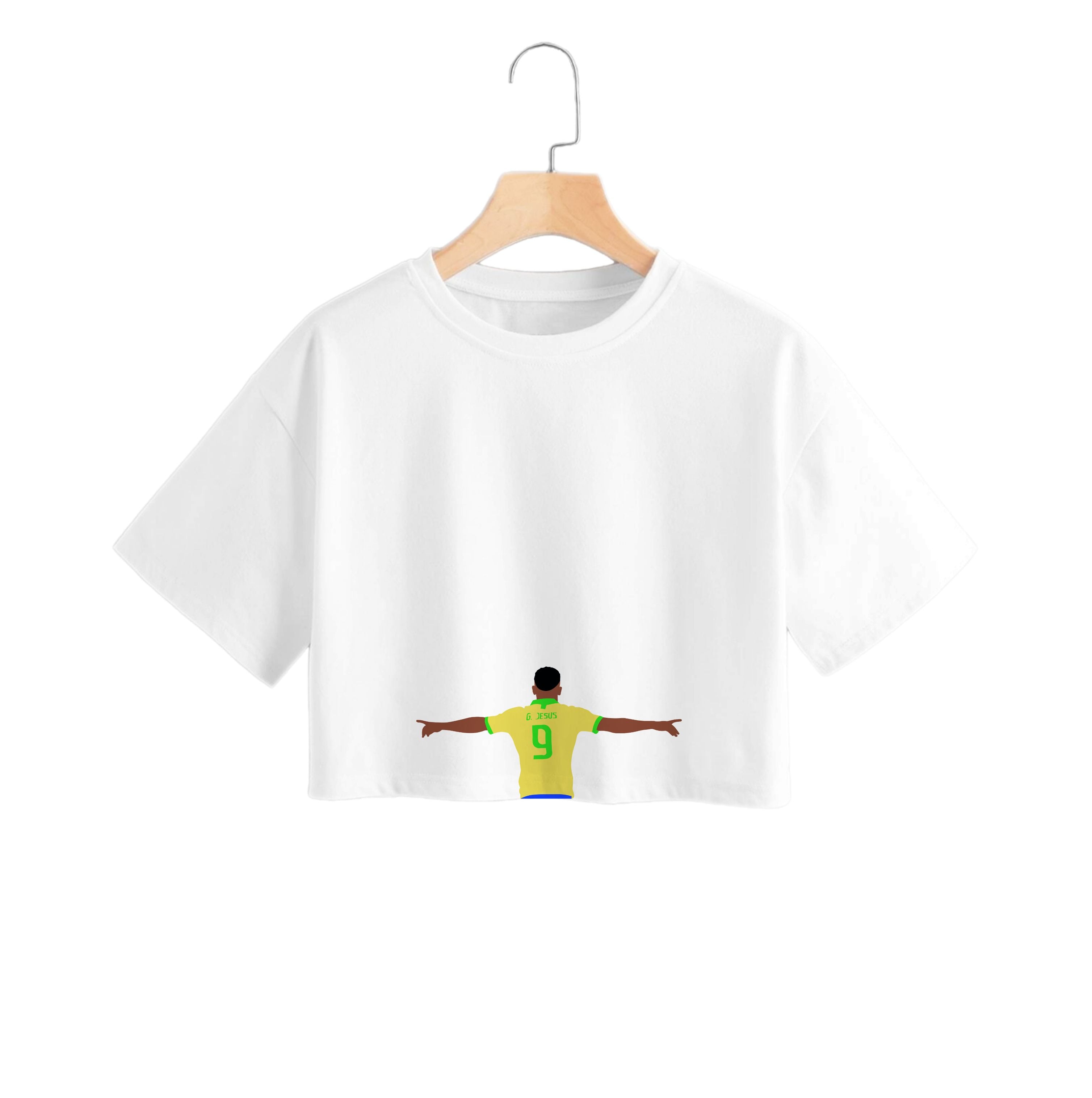 Jesus - Football Crop Top