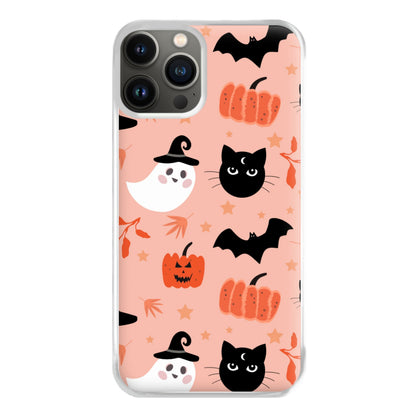 Pretty Pink Halloween Pattern Phone Case