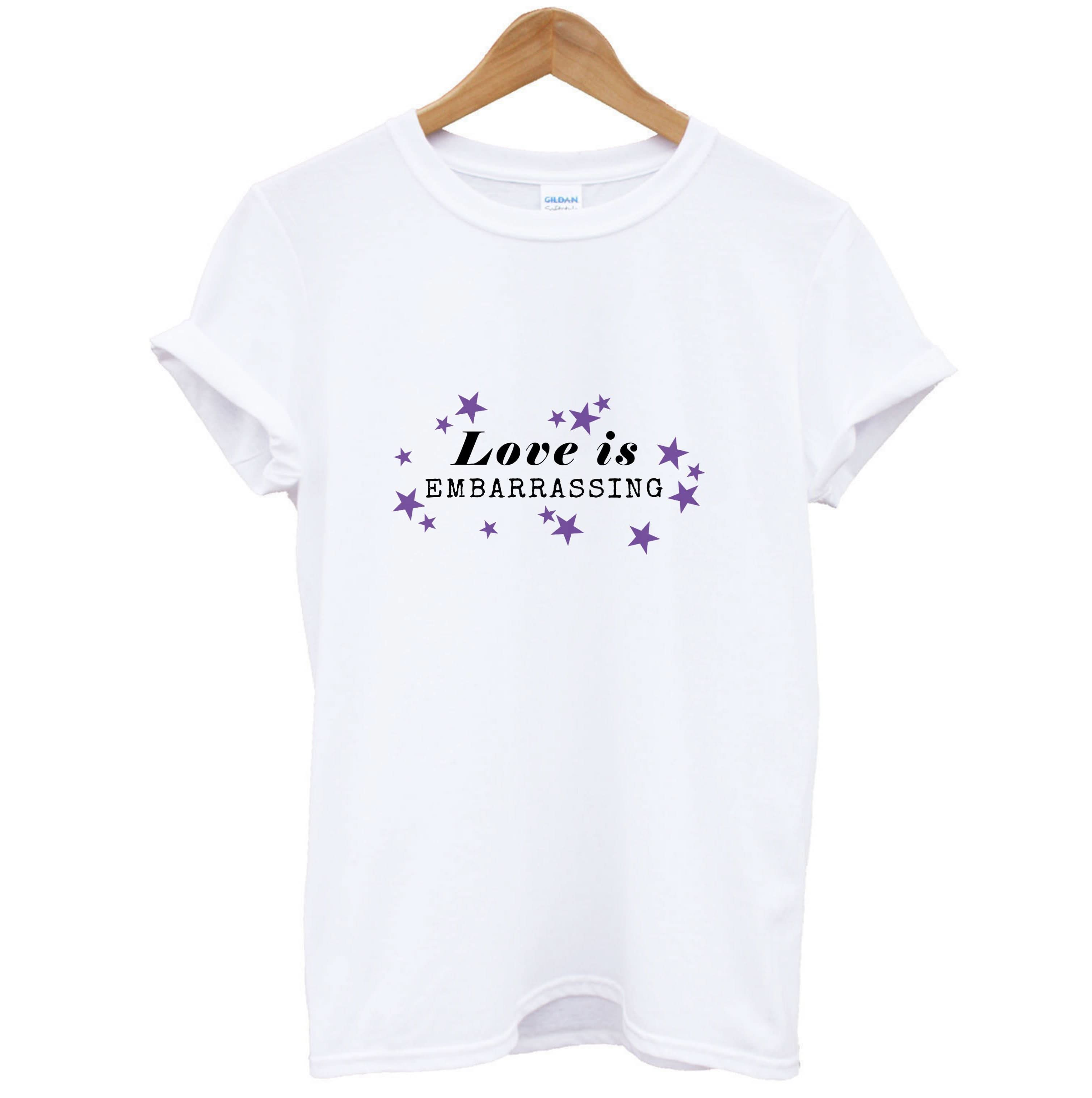 Love Is Embarrassing Note T-Shirt