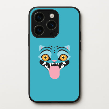 Demon Cat Face iPhone 14 Pro Max Case
