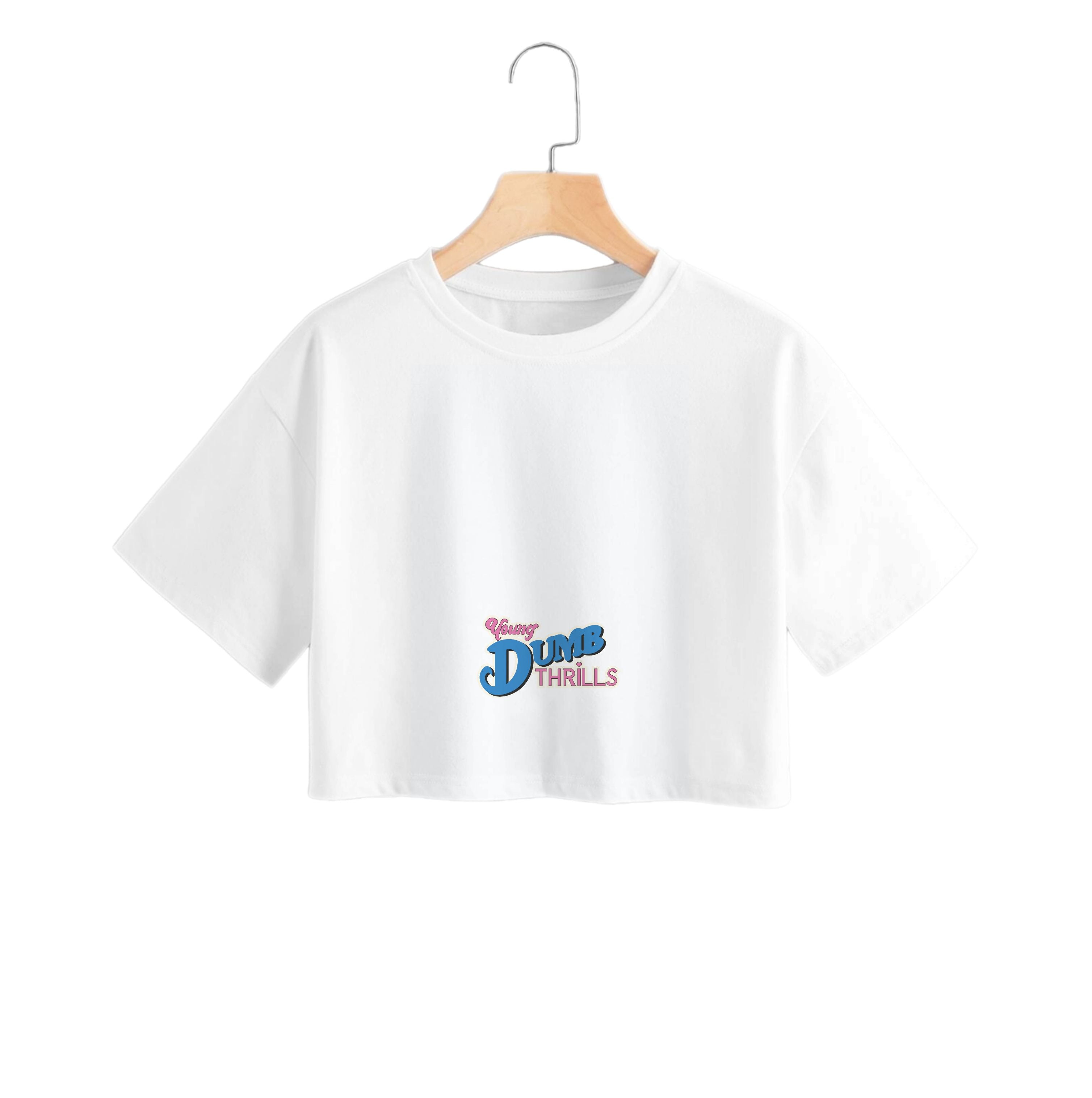 Young Dumb Thrills - Obviously - McBand Crop Top