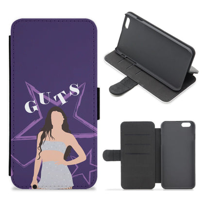 Dark Purple Olivia Flip / Wallet Phone Case