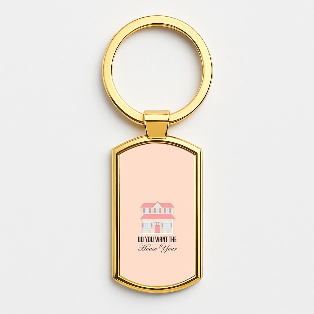 Do You Want The Tour  Gold Keyring