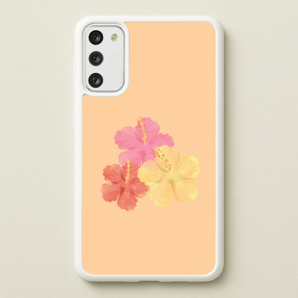 Hibiscus Sunset Galaxy A41 Case