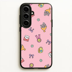 Mum Doodles Pattern Galaxy A56 Case