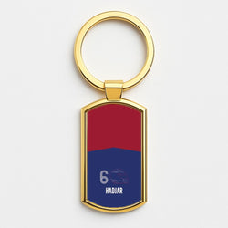 Hadjar Helmet 2026 Gold Keyring