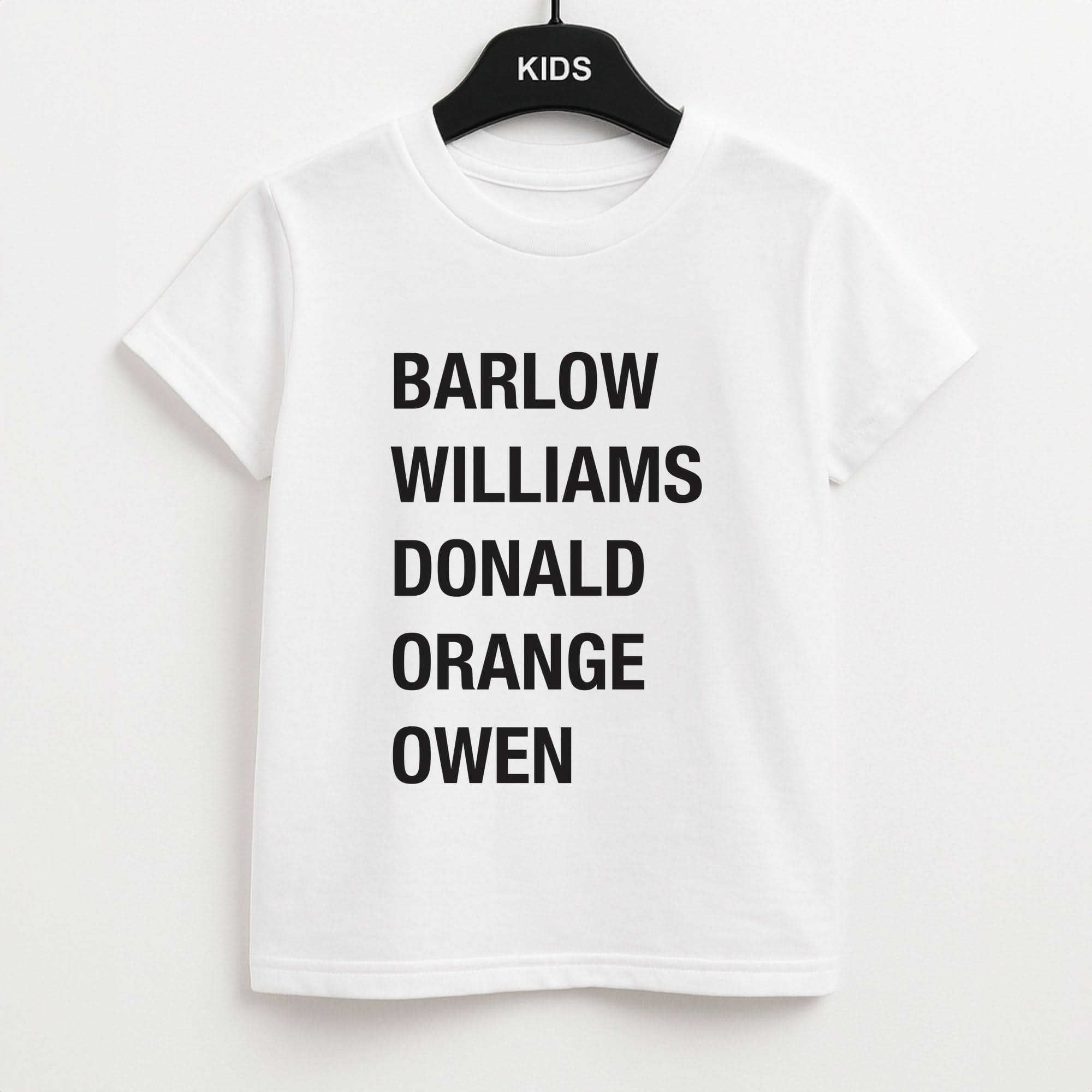 Take Band Members Names Kids T-Shirt