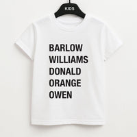 Take Band Members Names Kids T-Shirt