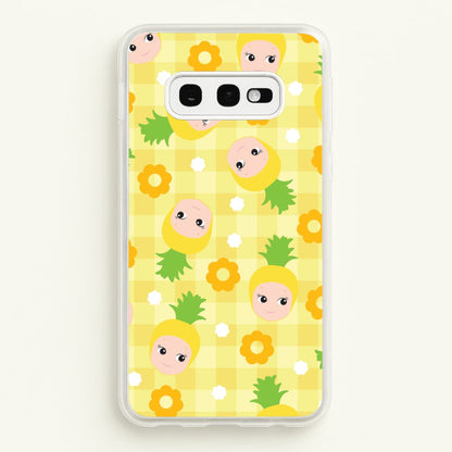 Pineapple Angel Pattern Galaxy S10e Case