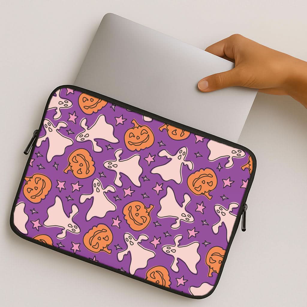 Abstract Halloween Pattern MacBook Cover