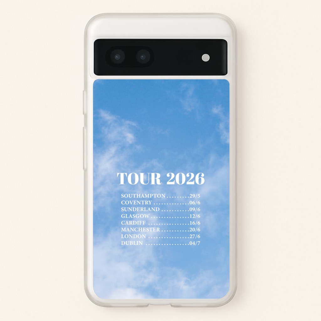 Band Tour 2026 Google Pixel 6a Case