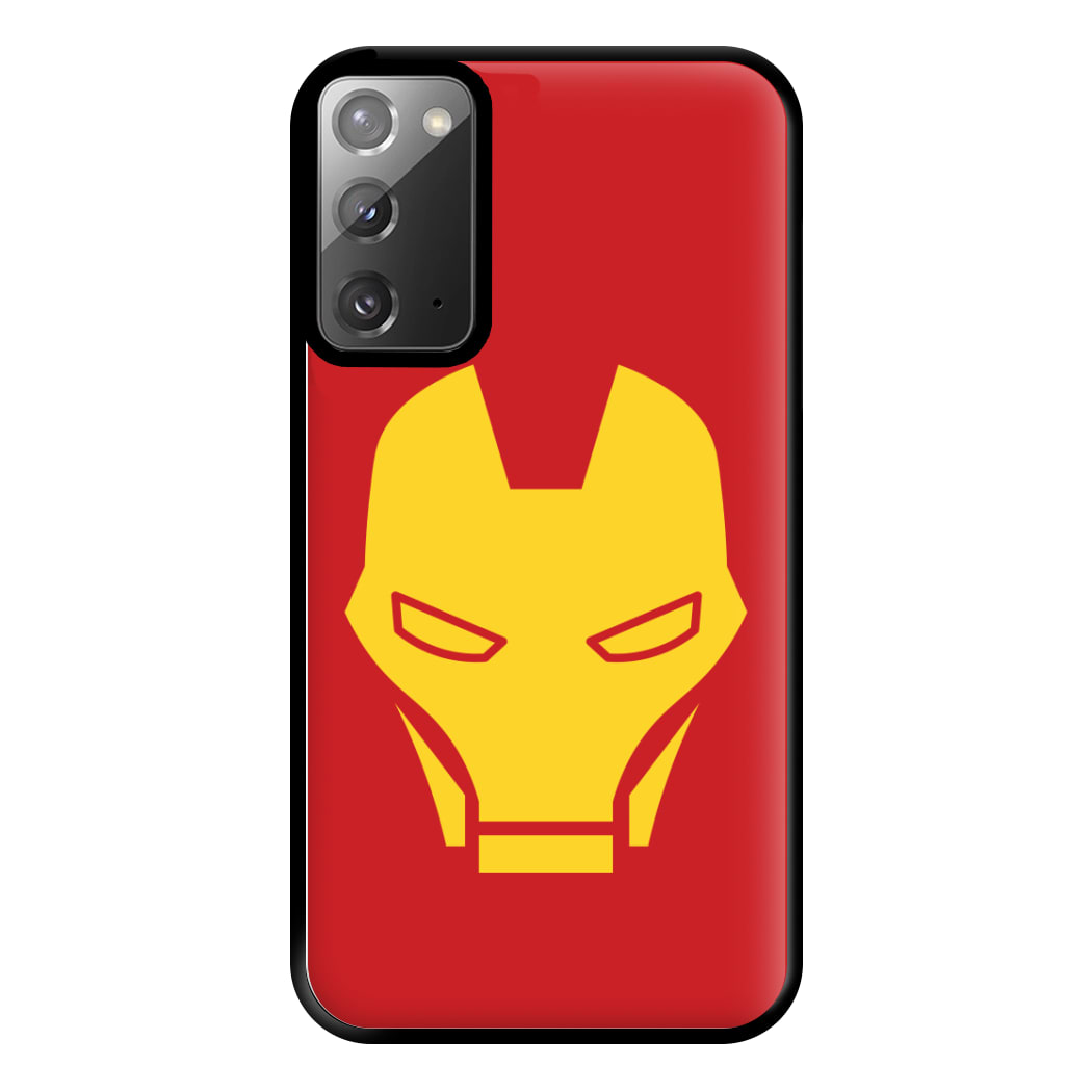Red Robot Super Hero Face Galaxy Note 20 Case