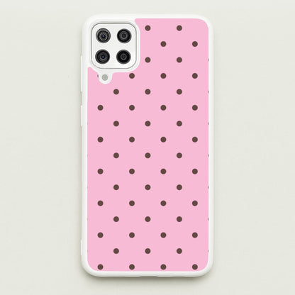 Strawberry Polka Dots Galaxy A12 Case