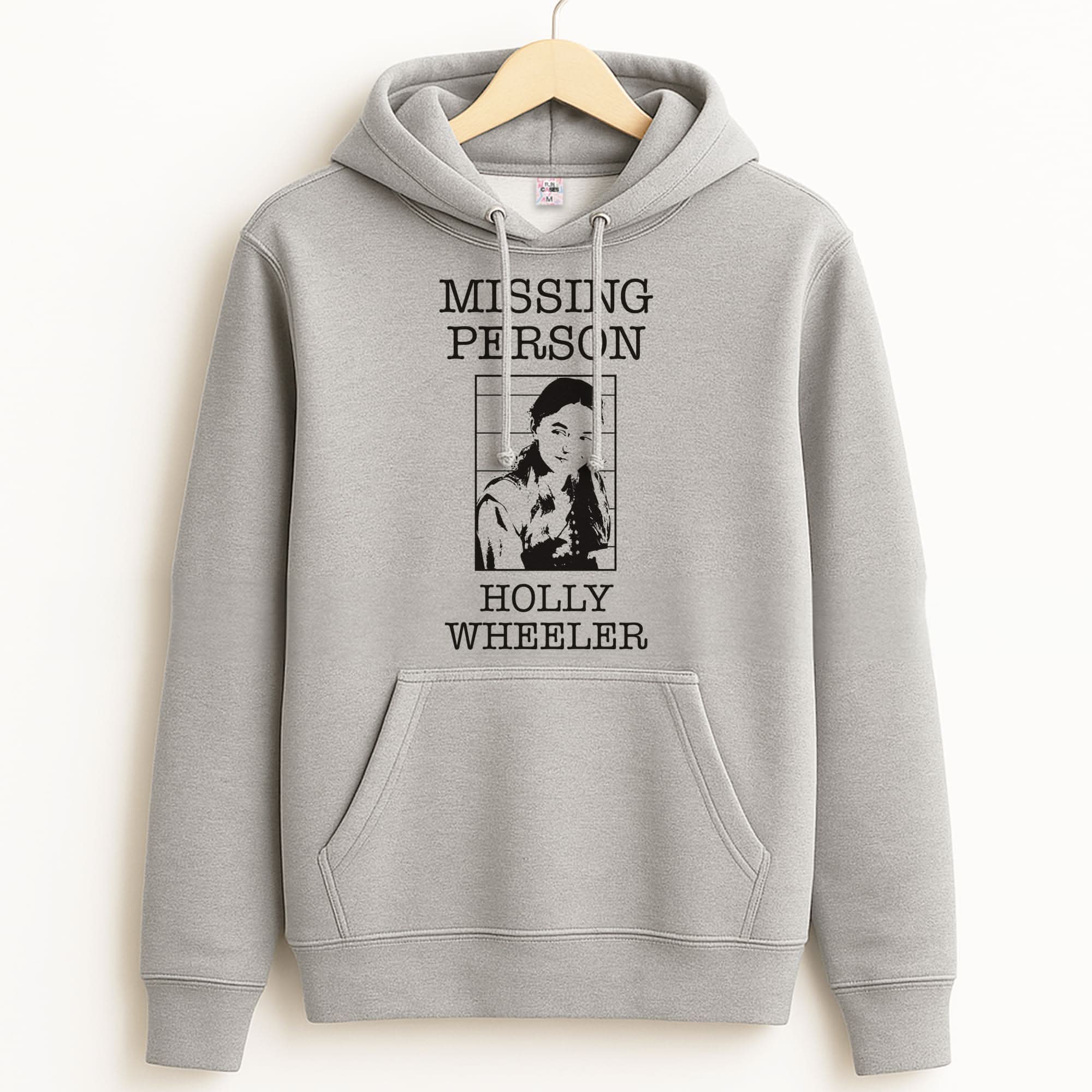 Missing Person Holly Unisex Grey Hoodie