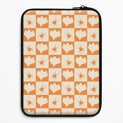 Spiders And Ghosts Checkered Pattern II Universal Laptop Sleeve