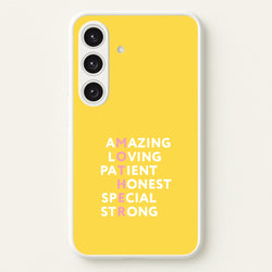 Mother Anagram Galaxy S25 Plus Case
