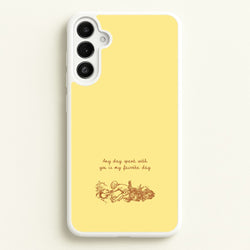Any Day Spent With You Galaxy A36 Case