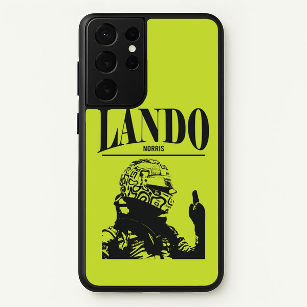 Lando Black And Green  Galaxy S21 Ultra Case