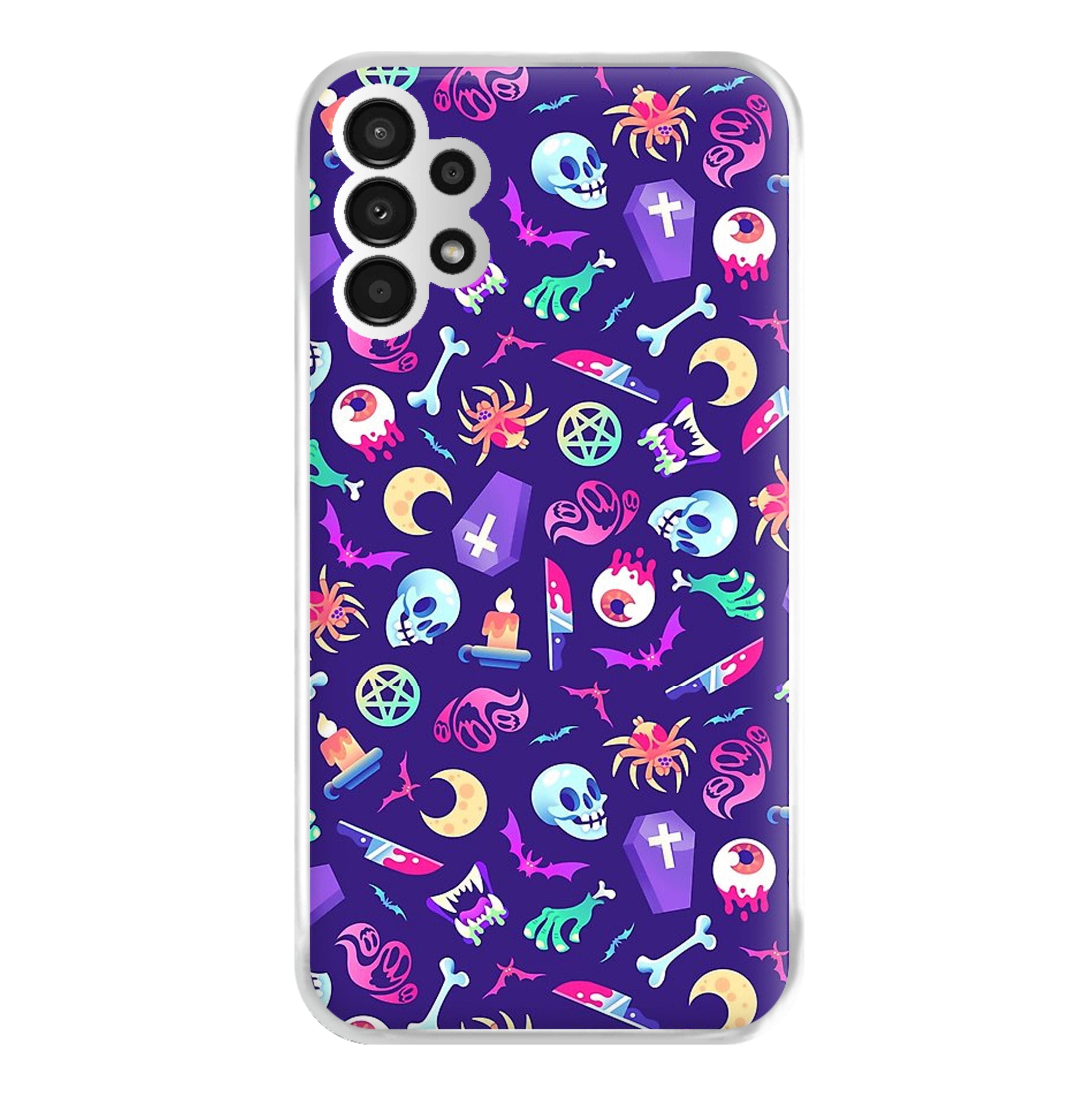 Horroriffic Halloween Pattern Phone Case