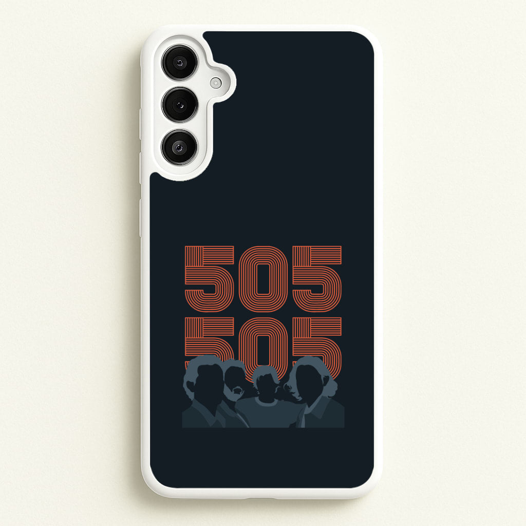 505 Band Members Dark Galaxy A34 Case