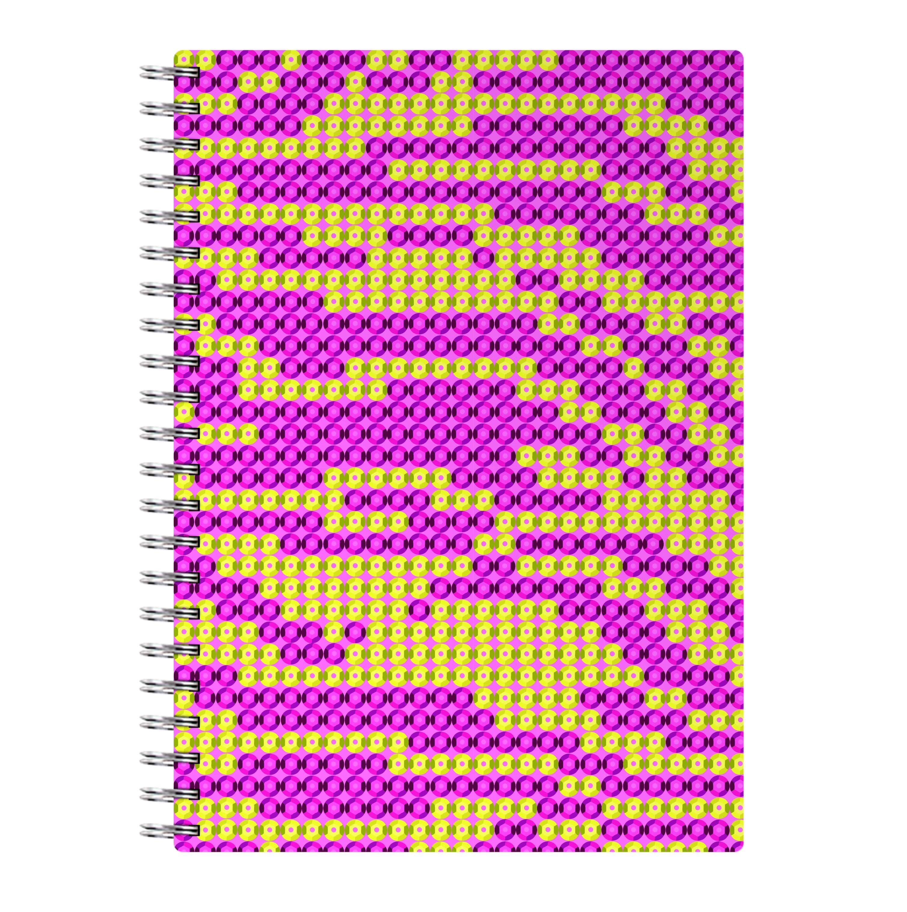 Sequin Tiger Pattern Notebook