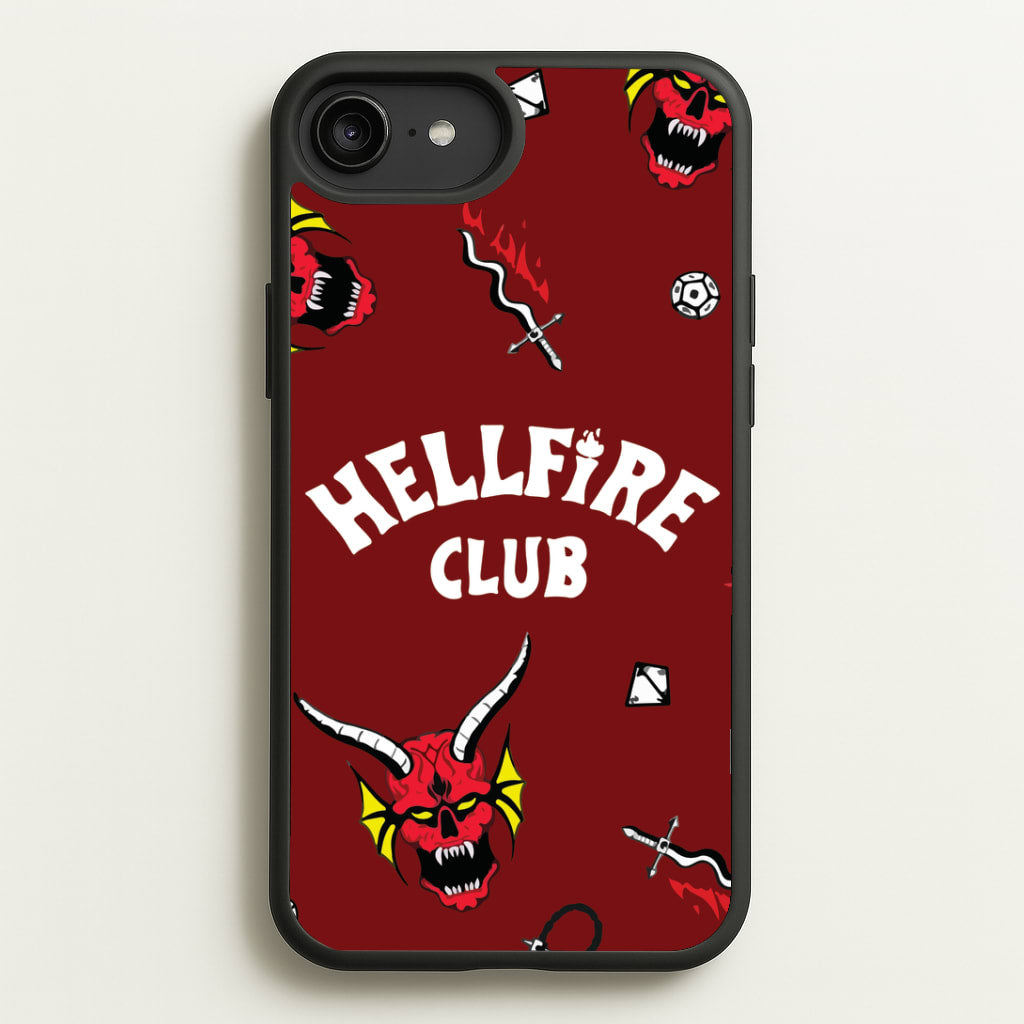 Hellfire Club Icons Collage Red iPhone 6 Plus / 7 Plus / 8 Plus Case