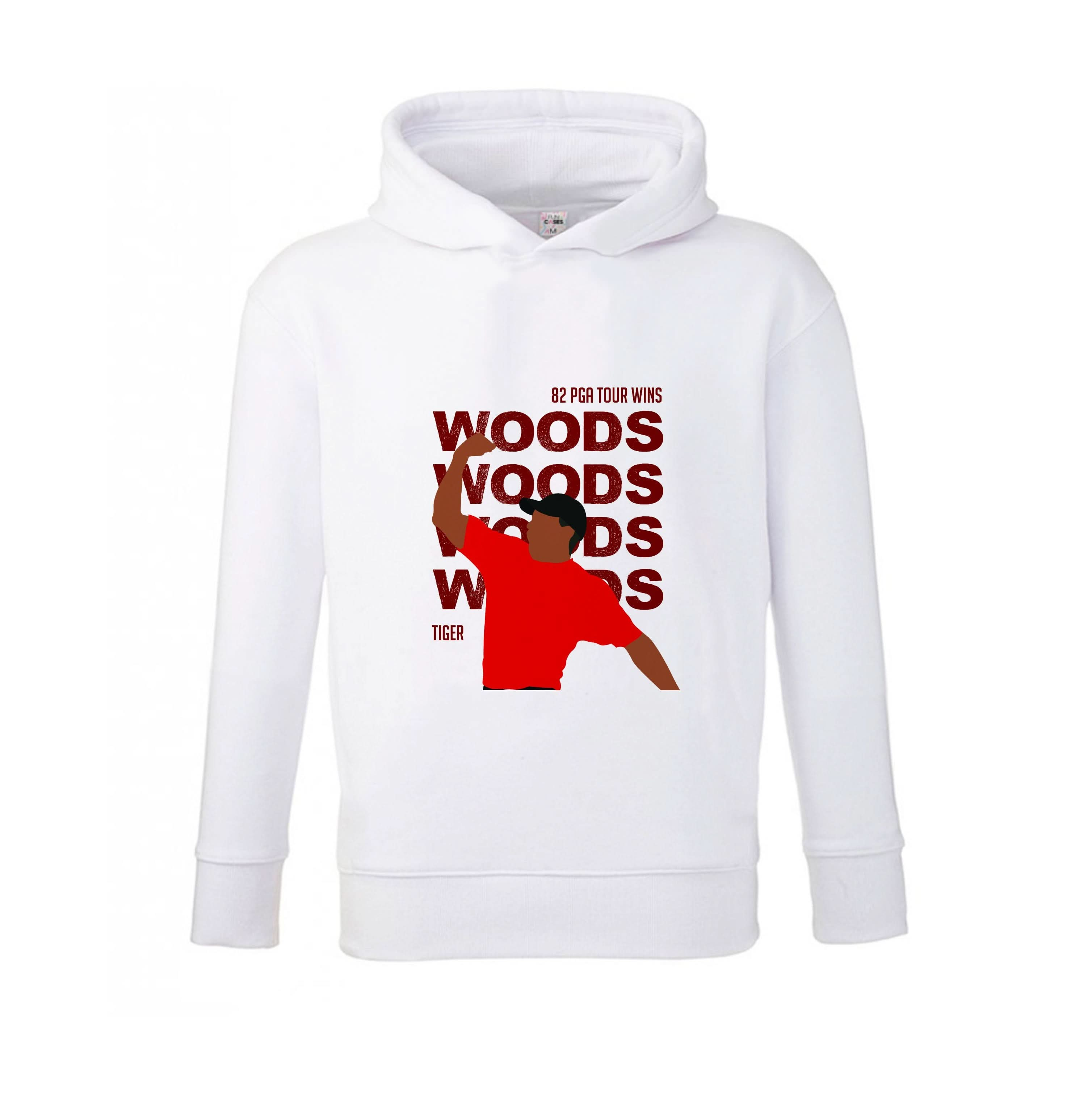 Woods Dark Red Kids Hoodie