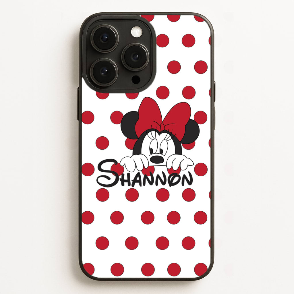 Minnie Mouse - Personalised Fairytale Phone Case for iPhone, Samsung Galaxy and Google Pixel