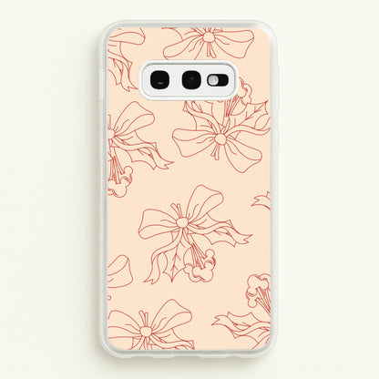 Cartoon Mouse Holly Pattern Galaxy S10e Case