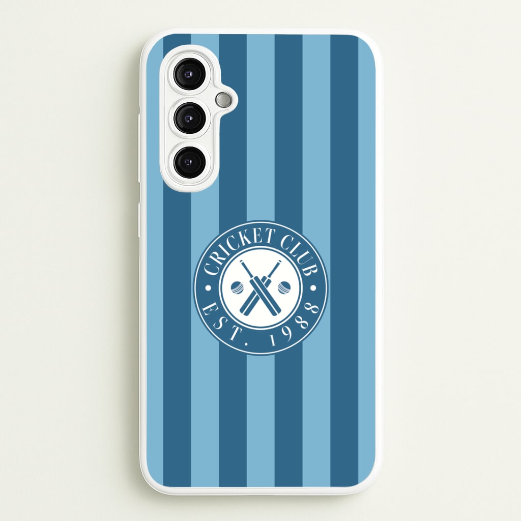 Stripey Cricket Badge Galaxy A14 Case