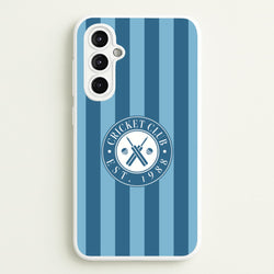 Stripey Cricket Badge Galaxy A14 Case