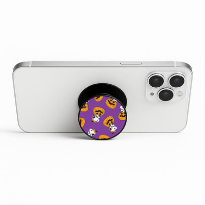 Cartoon Beagle Pumpkin Pattern Phone Stand