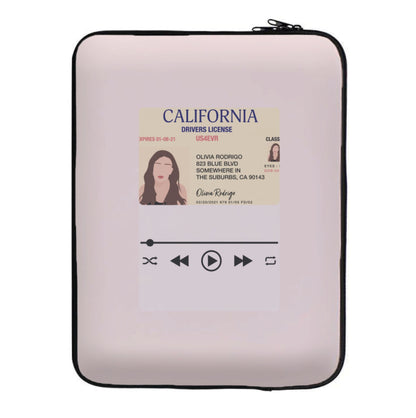 Drivers License - Olivia TikTok Laptop Sleeve